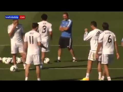 Antremanda Cristiano Ronaldo’yu Rezil Eden Gareth Bale Video Alkışlarla Yaşıyorum