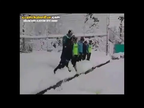Giresunsporlu Futbolcuların Kar Keyfi